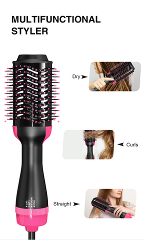 One Step Hot Air Brush Dryer & Straightener